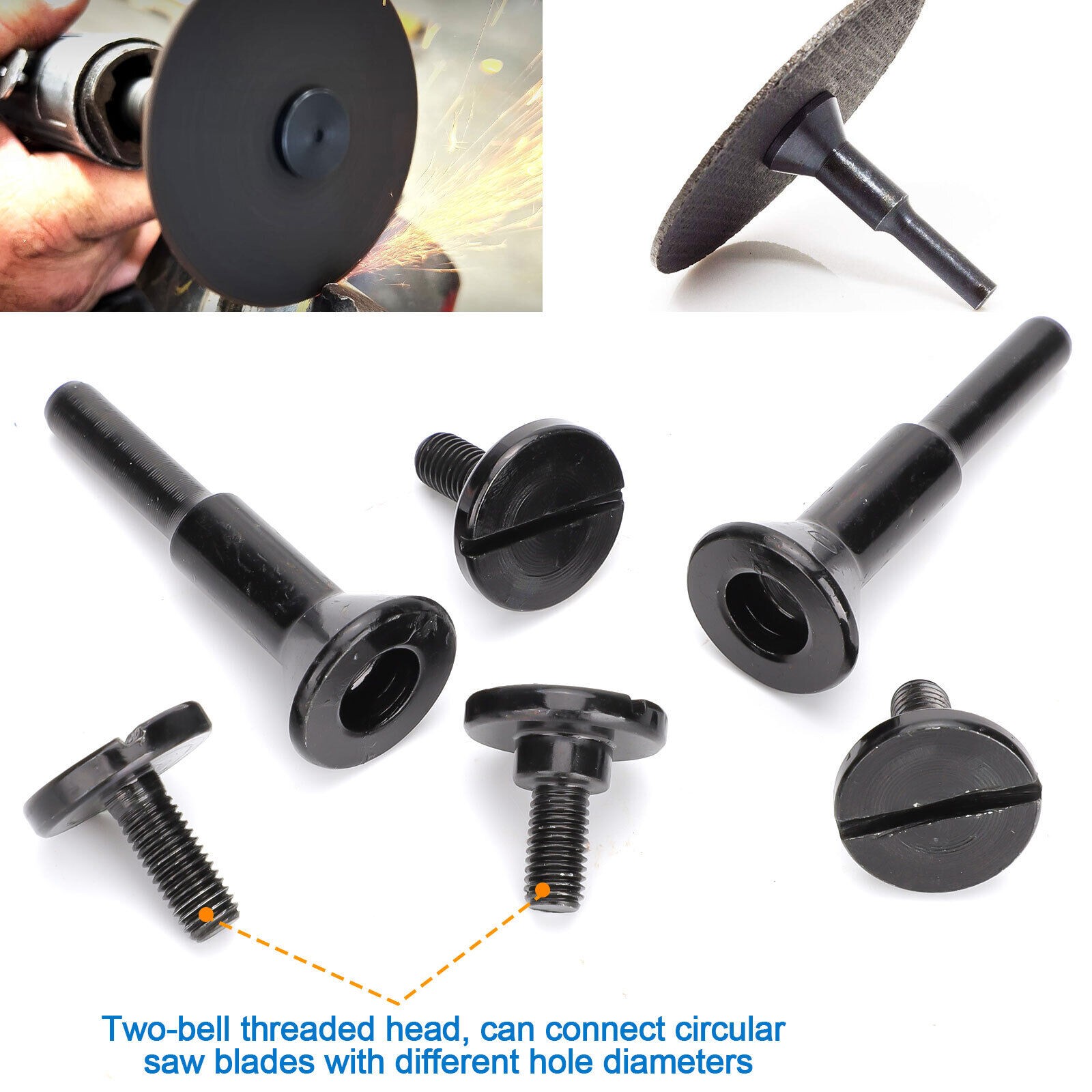 New 2*Metal Cut Off Wheel Disc Mandrel Arbor 1/4″ Shank Stem Die Grinder Drill