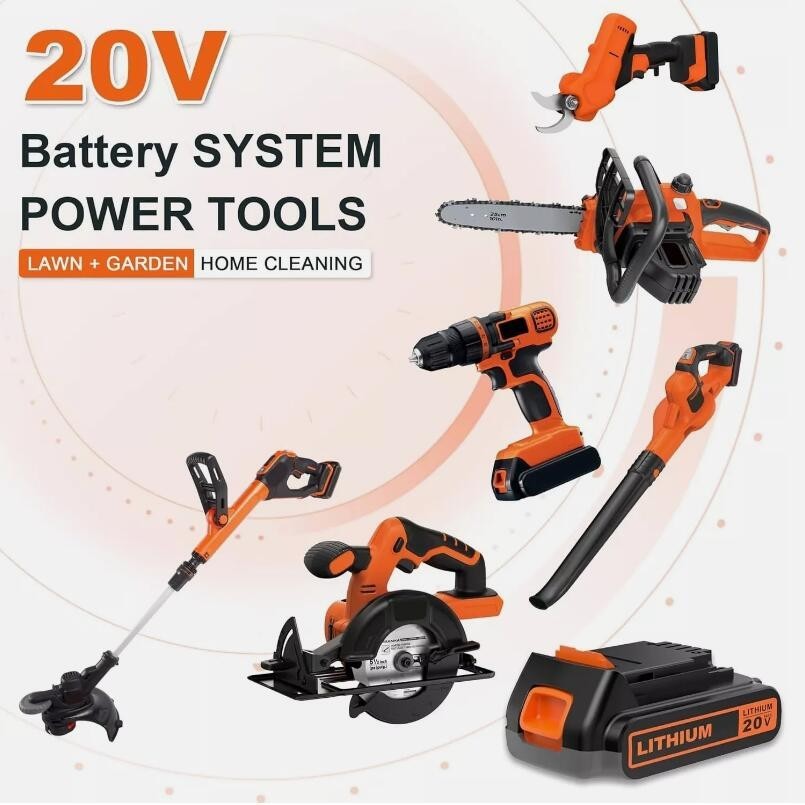 2Pack 20V Lithium-ion 1.5Ah Battery for BLACK DECKER 20 Volt LBXR20 LBX20 LB20